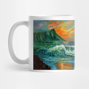 Diamond Head Seascape Mug